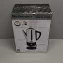 Elite Gourmet EC812 Electric 12-Cup Coffee Percolator with Keep Warm, Clear Brew Progress Knob Cool-Touch Handle Cord-less Serve, Stainless Steel