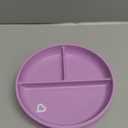 Munchkin Stay Put Suction Plates for Baby and Toddler, 3 Divided Sections, Purple