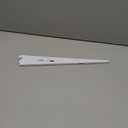 Rubbermaid 14-1/2 in. D White Twin Track Bracket