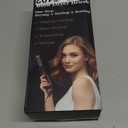 Round Hair Blow Dryer Brush - 1.2 Inch Ceramic Barrel Hair Dryer Brush for Short/Middle Hair, One Step Drying, Volumizing, Straightening and Styling, Negative Ionic Dryer Brush (Black-Golden, 1.2)