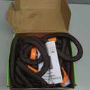 50FT Lightweight Flexible Garden Hose with 10modes Sprayer Nozzle,None-Expand,Non-Slip Handle,Non-Kink,LeakProof Water Hose for Garden,Boats,RV,Marine Washdown,Lawn(OrangeBlack,50Ft)