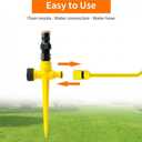 360 Rotation Auto Irrigation System Garden Lawn Sprinkler Patio, 90/180/360, Adjustable at Will for Outdoor Grass Garden Yard Lawns (5 PCS)