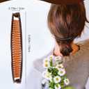 12 Pieces Banana Clip, Classic Clincher Combs for Women, 90s Banana Clips Styling Hair Accessories, Vintage Grip Comb for Fishtail Hair Fish Shape Ponytail Holder