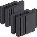 750 Pcs 1/16" x 3-1/2" Stack Shims Bulk Stackable Black Shims for Windows & Doors