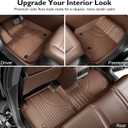AOMSAZTO Brown Floor Mats for BMW X5 2019-2026 (G05)
1st & 2nd Row Custom Fit All Weather Protection Waterproof Car Liner (Brown)