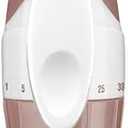 Conair Double Ceramic 1/2-Inch Curling Iron, 1/2-inch barrel produces spiral curls  for use on short to medium hair (White)