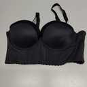 SEA BBOT Women Longline Strapless Bra Full Coverage Corset Bra Hide Back Fat, 34A