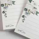 2 x CARDAMONOLY Share a Memory Card for Celebration of Life  4 x 6 Pack of 50  White Floral Design for Funeral Keepsakes or Guest Book Remembrance and Birthday Memory Book