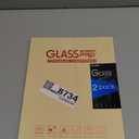 SPARIN [2 Pack] Screen Protector for Surface Pro 11 2024/Microsoft Surface Pro 9/Surface Pro 10/Surface Pro 8/Surface Pro X, [13 inch], 9H Tempered Glass/Support Surface Pen