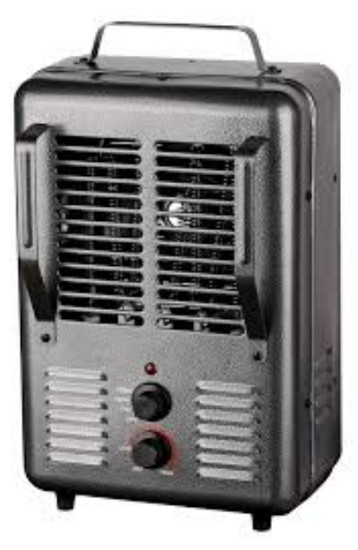 ProFusion Heat Milkhouse Utility Heater with Adjustable Thermostat - Gunmetal