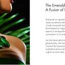 AmazerBath Shower Curtain Liner for Spring, 100% EVA Clear Green Heavy Duty Luxury Shower Curtain and Liner 2-in-1, 72x72 Plastic Weighted Shower Liner, 12 Rustproof Grommets & 3 Heavyweight Stones (Rainbow Emerald)