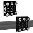 2 Pack 2040 V-Slot Gantry Plate Assembled for 2040 V-Slot T-Slot Aluminum Extrusion 3D Printer Accessories