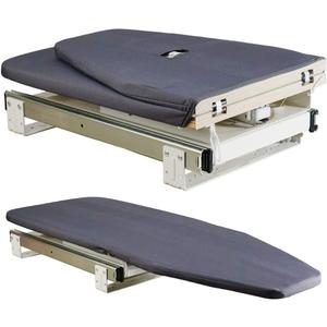 SAROSORA Retractable Ironing Board Closet Pull-Out Stow Away in The Cabinet Easy to Install (Navy Blue)