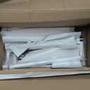 Hadulcet Mobile Standing Desk with Charging Station, Adjustable Standing Computer Desk, Standing Adjustable Laptop Cart with Wheels for Home Office Classroom Vintage Oak