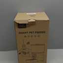 PAPIFEED Automatic Cat Feeder 6L 2.4G WiFi Smart Pet Feeder with Camera & Two-Way Audio, Adjustable Angle, Easy to Clean Detachable Feeding Schedule 1-10 Meals Per Day for Cats & Small Dogs - Black