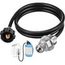 Hohean Propane Fuel Filter F273699 with 6FT Propane Adapter Hose Compatible with Mr heater Buddy/Big Buddy Propane Heater, F273699 Assembly Replacement with Hose for Tank and Gas Grill