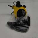 Handheld Steam Cleaner, Pressurized Steam Cleaner with 9pcs Accessories & Safety Lock (350ml White)