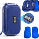 Insulin Cooler Travel Case TSA Approved, Refrigerated Medicine Travel Case with Temperature Display, Wrist Strap & 2 Reusable Ice Packs, Gift For Daily and Trip