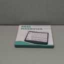 Rechargeable 5X Magnifying Glass for Reading, Large Bright Full Page Magnifier with Light, Handheld LED Dimmable Lighted, Lightweight Book Magnifier for Reading Small Prints Seniors Low Vision (Black)