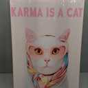 BFKDKG Taylor Poster wall art, Canvas wall art, Karma Is A Cat Album Prints, Lyrics Poster for Bedroom, Pink Room Wall Decor, Music Art Wall Decor for Girls Fans 16x24in (24L" x 16W")