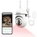 Security Cameras Indoor Wireless,WiFi Cameras for Home Security,Auto Tracking Light Alarm & Color Night Vision,Two-Way Audio, Plug-in Cable,SD/Cloud Storage (1PACK)