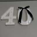 40th Birthday Decoration Light Up Letters, Battery Powered LED Numbers Marquee Number Sign for 40th Party Home Decor Night Light