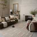 Loloi Amber Lewis Bexley Mushroom / Natural 2'-7" x 8'-0" Runner Rug