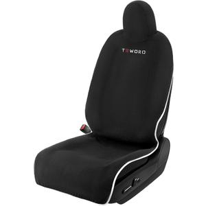 Premium Microfiber Towel Tesla Model Y Juniper/ 3 Seat Cover, Waterpooof | Sweatproof | Machine Washable | Non-Slip, Seat Protector for Tesla Model 3/ Y 2016-2025 Interior Accessories - (Black)