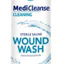 MediCleanse First Aid Sterile Saline Wound Wash, Promotes Healing, No Stinging or Burning, 7.4 oz Spray Can - Made in USA