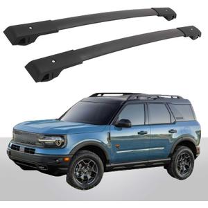Cross Bar Roof Rack Fit for Ford Bronco Sport ON Road 2021-2023 Base & 2021-2026 Big Bend & 2021 Outer Banks & 2023 Heritage Edition & 2024-2026 Heritage& 2024 2025 Free Wheeling Crossbar Cargo Bar