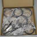 Black Modern Wire Rustic Counter Rack Countertop Table, Metal Rack Inserts for Cabinet Rustic 6 Bottles Storage Holder