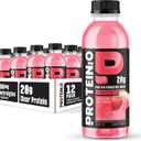 Protein2o Hydration Drink - 2-in-1 Liquid Clear Whey Protein Isolate and Electrolyte Drink - 20g Protein, Vitamins B5, B6 - Post-Workout Recovery - 16.9 Fl Oz - 12 Count Strawberry Watermelon