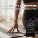 Smart Ring Health Tracker,Heart Rate&Sleep Tracking Wearable,Waterproof Fitness Ring for Women/Men,Free Subscription,Scratch-Resistant and Scratch-Free Smart Ring Fitness Tracker (Black, 12)