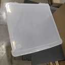 Photo Box Organizer Dividers Sturdy Plastic Scrapbook Supplies for Greeting Cards Storage