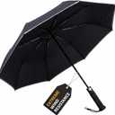 Uzi Tactical Self Defense Umbrella Windproof Unbreakable Fiberglass with Carbide Tip - Lightweight, Large, Portable, Travel Umbrella for Men & Women Combat-Ready for Rain, Snow & Wind, 44 Inch