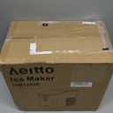 Aeitto Ice Maker Countertop 26lbs/24H, Ice Machine 8 Ice Cubes Ready in 6 Mins, 2 Sizes of Bullet Ice Portable Ice Makers with Basket & Scoop, Auto Self-Cleaning for Home/Kitchen/Office Stainless