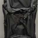 Amazon Basics 35-inch Large Rolling Duffle Bag with Wheels and Handle, Travel Duffle Bag with Durable Ripstop Polyester Material, 2 Layers of Space, Multiple Interior and Exterior Pockets, Black