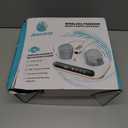 Mattress Vacuum Cleaner - 5-in-1 Cordless Bed Vacuum Cleaner, Powered by UV-C Light & Ultrasonic Technology, 16Kpa Strong Suction, Low Noise, Suitable for Dust, Pet Hair, Etc. (White)