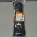 ALBO Black Zip Ties 12 Inch Long Zip Ties Plastic Cable Ties Thick 0.19 Inch 100 Pack Tie Wraps Heavy Duty 50lb UV Resistant Nylon Wire Ties for Indoor and Outdoor