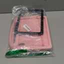 Kids Case for iPad (A16) 11th Generation 11 Inch 2025/iPad 10th Generation 10.9 Inch 2022, with Screen Protector and Pencil Holder, Shockproof Handle Stand Cover for iPad 11/10 Gen, Light Pink