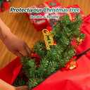 Christmas Tree Storage Bag 9 Ft Tall Tree Container,Waterproof, Equipped With Durable Handles & Zipper,Heavy Duty Oxford,Xmas Tree Storage Bag With Wide Opening Fits For Big Xmas Tree (Red)