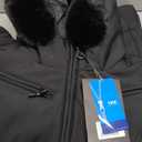GSOU SNOW Women's Ski Suit One Piece Snowsuit Snowboard Jacket Slim Snow Jumpsuit Faux Fur Ski Outfit Waterproof M