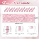 12 Pack Light Pink Cheesecloth Table Runner 17x108 Inch Semi Sheer Boho Gauze Cheese Cloth Fabric Table Runners, for Wedding Party Baby Shower Birthday Home Decor Garden Farmhouse