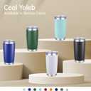 20 oz Tumblers Bulk Stainless Steel Tumbler with Lid Double Wall Vacuum Insulated Coffee Mug 20oz Powder Coated Cup for Hot and Cold Drinks, White, 6 pack