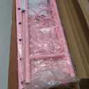 Weehom Metal Platform Bed Frame with Headboard and Footboard Under Storage 12.7Inch Twin Size Beds Mattress Foundation Pink