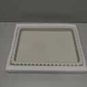 Concrete Decorative Tray for Coffee Table Decor, 14" Coffee Table Tray Ottoman Tray Table Centerpieces, Rectangular Modern Decorative Trays for Home Decor, Living Room, Entry, Gray (14" x 10" x 1.5")