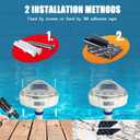 IC ICLOVER Pool Alarm with Remote Receiver, Immersion Drown Monitor System, Poolside Alarms for Inground & Above Ground Pools, Wireless Swimming Pool Water Motion Sensor Kids Toddler Pets Safety Guard