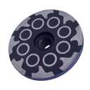 4 in.x 5/8-11 in. Chip Free Resin Filled Diamond Grinding Cup Wheel for Stone Engineered Countertop Edge Surface Grinding