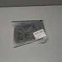 SOLY HUX Women's Faux Leather Party Halter Top Deep V Neck Lace Up Open Back Fitted Tank Corset, Small