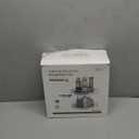 360 Rotating Corner Shower Caddy (2-Pack) - Lazy Susan Bathroom Organizer with Hooks, No-Drill Adhesive Mount for Shower, Kitchen, RV, Space-Saving ABS Plastic Shower Shelf (Black)